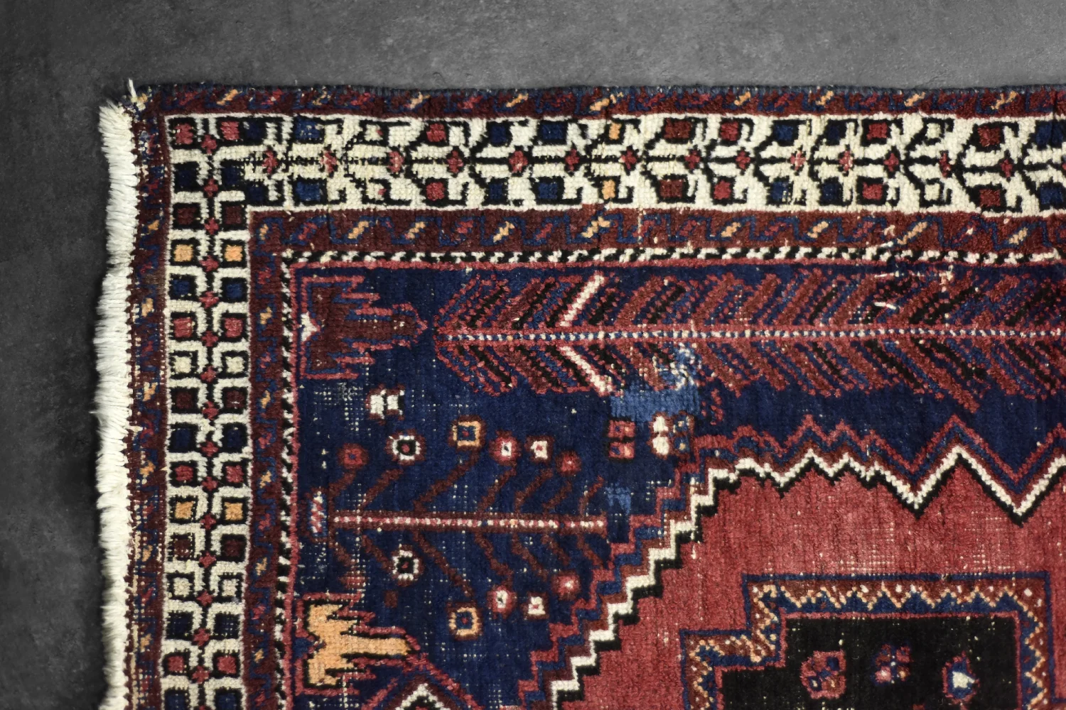 Dywan orientalny Afshar, Persja/Iran, lata 50