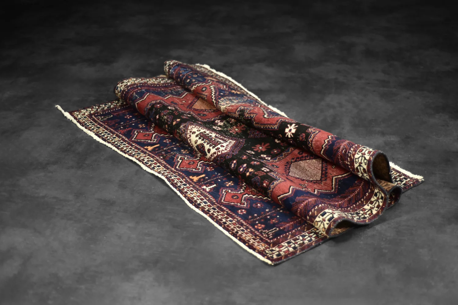 Dywan orientalny Afshar, Persja/Iran, lata 50