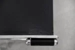 Minimalistyczne krzesło skórzane, Włochy, lata 80