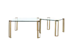 Pair of tables designed by Peter Ghyczy, Netherlands, 1970s