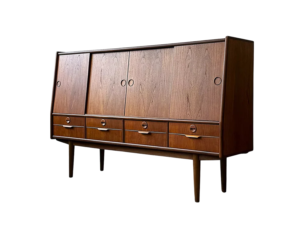 Tekowy sideboard, Dania, lata 60/70