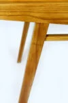 Extendable ash dining table, Czechoslovakia, 1960s