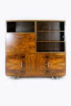 Office sideboard with display cabinet and secretary desk, designed by Robert Slezák, 1930s