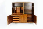 Office sideboard with display cabinet and secretary desk, designed by Robert Slezák, 1930s