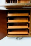 Office sideboard with display cabinet and secretary desk, designed by Robert Slezák, 1930s