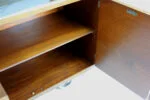 Office sideboard with display cabinet and secretary desk, designed by Robert Slezák, 1930s