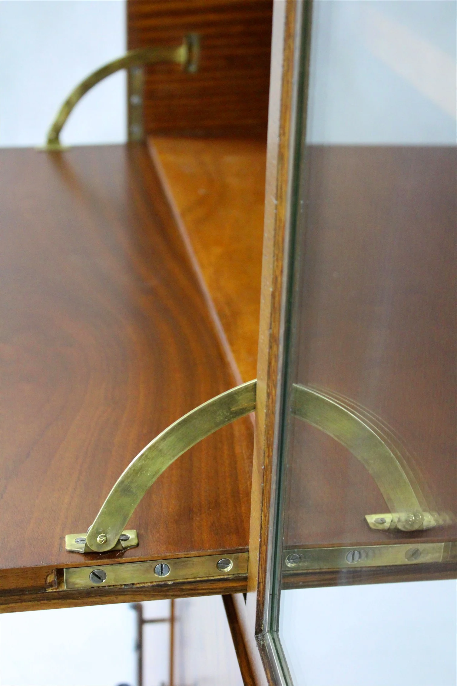 Office sideboard with display cabinet and secretary desk, designed by Robert Slezák, 1930s