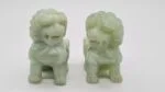 Chinese jade Foo Dog figurines, China, 19th century