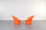 Para foteli model Skopa proj. Ole Gjerløv-Knudsen & Torben Lind, prod. Ikea, Szwecja, lata 70