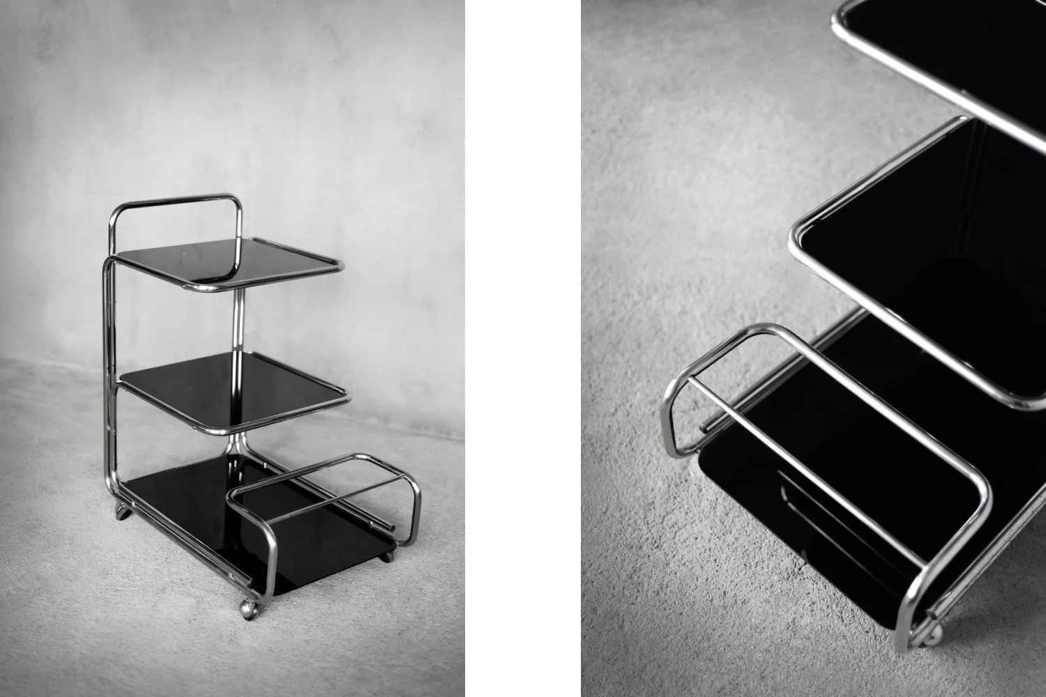 Modernistyczny barek w stylu Bauhaus, Niemcy, lata 60