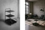 Modernistyczny barek w stylu Bauhaus, Niemcy, lata 60