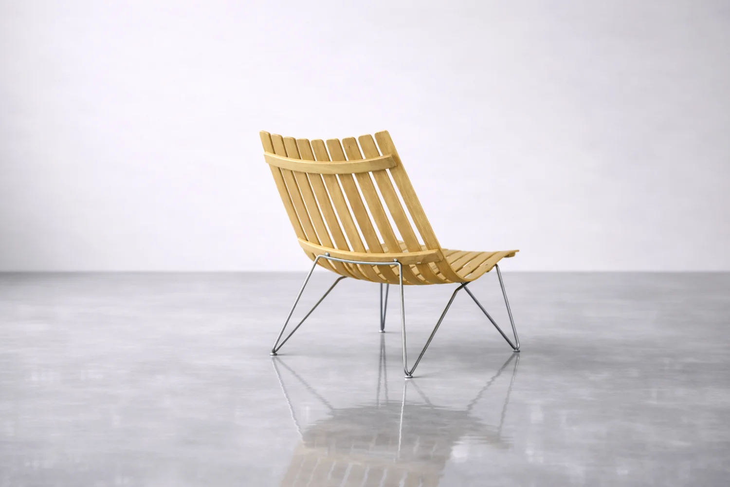 Pair of Oak Scandia Chairs, designed by Hans Brattrud, Norway