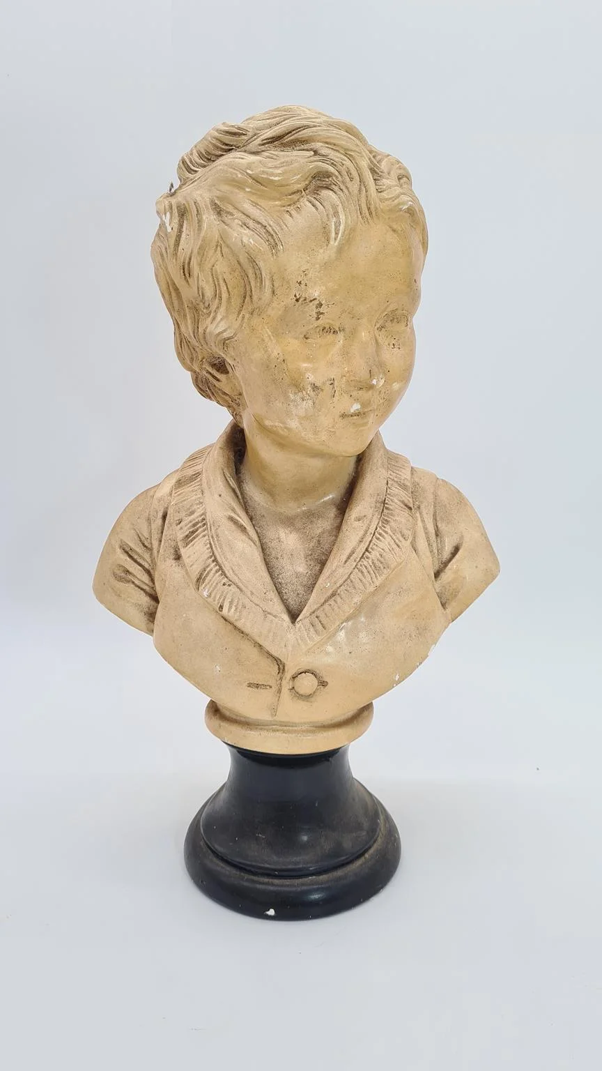 Plaster bust of a boy, 20th century