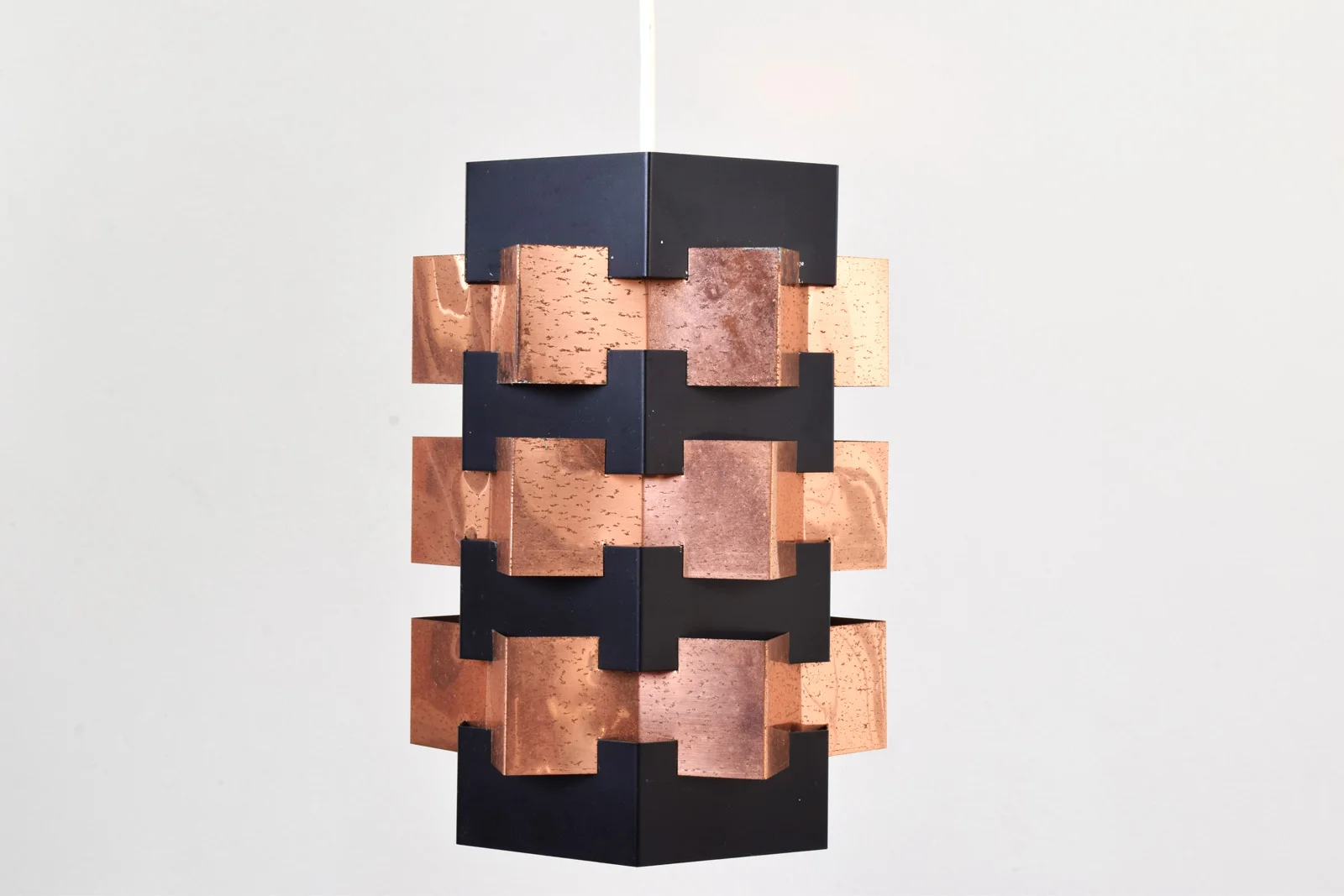 Lampa wisząca proj. Svend Aage, prod. Holm Sørensen, Dania, lata 60