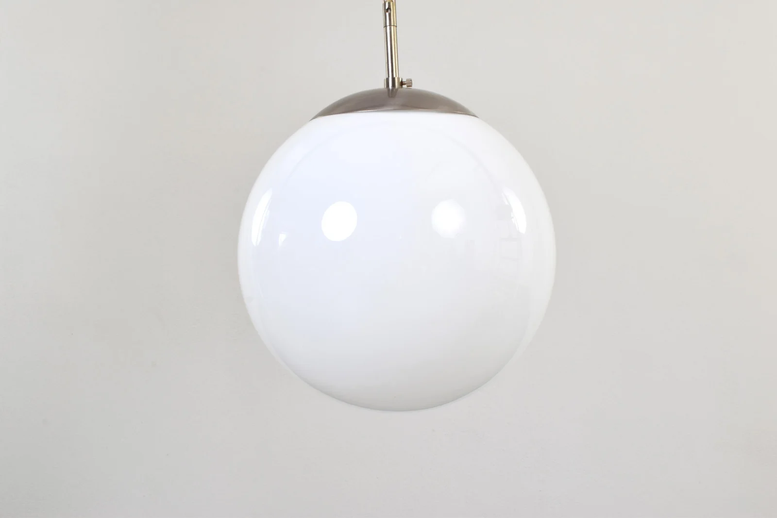 Szklana lampa wisząca, Dania, lata 70