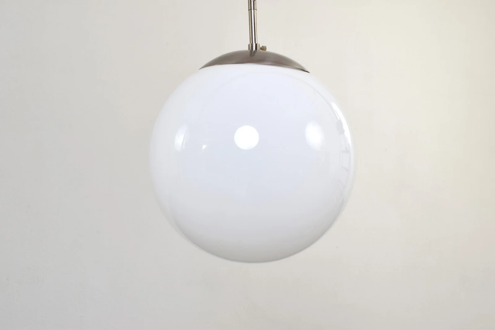 Szklana lampa wisząca, Dania, lata 70