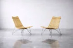 Pair of Oak Scandia Chairs, designed by Hans Brattrud, Norway