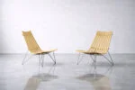 Pair of Oak Scandia Chairs, designed by Hans Brattrud, Norway