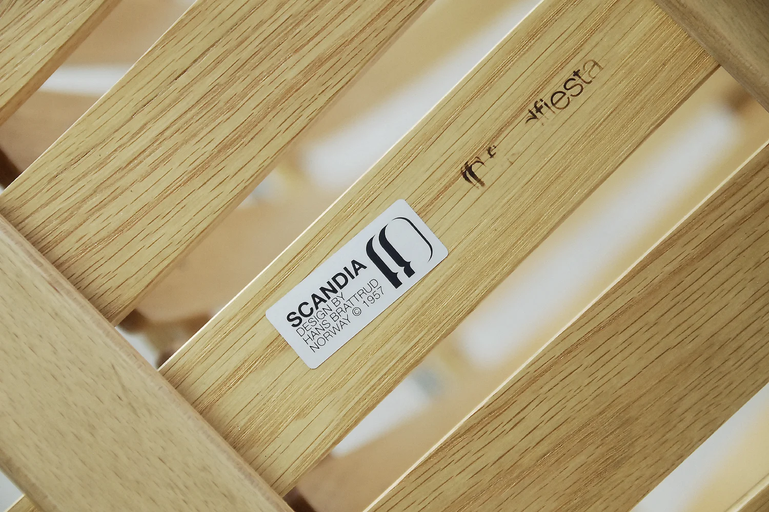 Pair of Oak Scandia Chairs, designed by Hans Brattrud, Norway