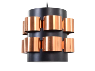 Lampa sufitowa proj. Werner Schou, prod. Coronell Elektro, Dania, lata 60