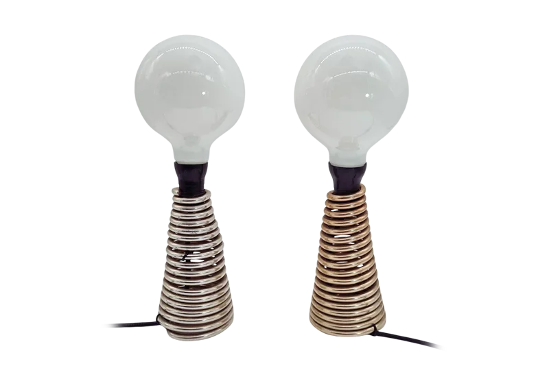 Para Lamp vintage, Czechosłowacja, lata 70