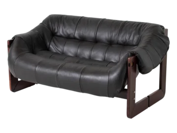 Sofa MP 97, proj. P. Lafer dla Moveis Lafer, Brazylia, lata 70
