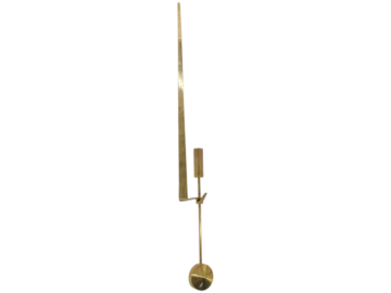 Wall-mounted candleholder, designed by P. Forssell, manufactured by Skulutna - Lampett Pendel, Sweden