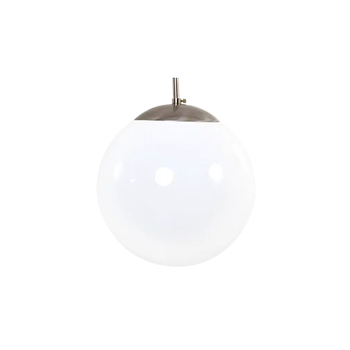 Szklana lampa wisząca, Dania, lata 70