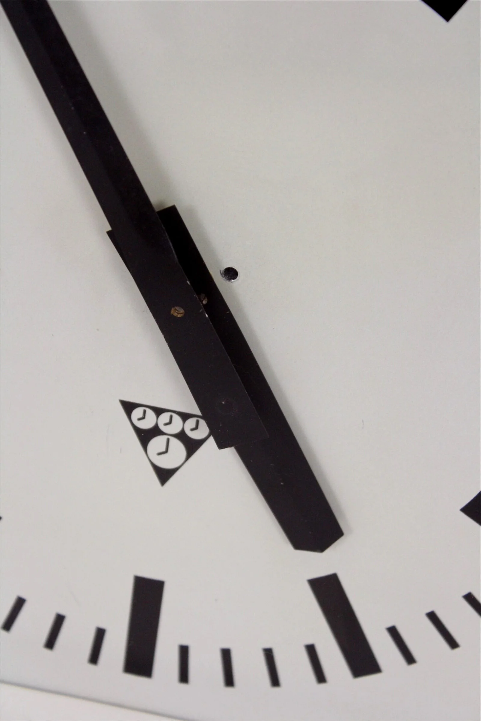 Double-sided railway/factory clock, Pragotron, Czechoslovakia, 1980s