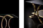 Pair of glass coffee tables, Italy, 1960s