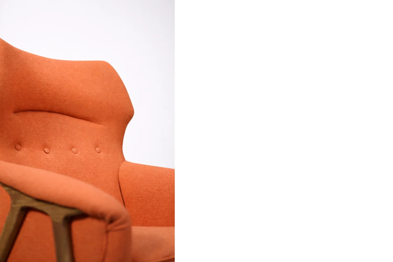 Master Mid-Century Modern Armchair, designed by T. Afdal for Bruksbo Nesjestranda Møbelfabrik, Norway, 1960s