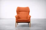 Master Mid-Century Modern Armchair, designed by T. Afdal for Bruksbo Nesjestranda Møbelfabrik, Norway, 1960s
