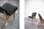 Pair of vintage chairs, Jylland, Jio Möbler, Sweden, 1953