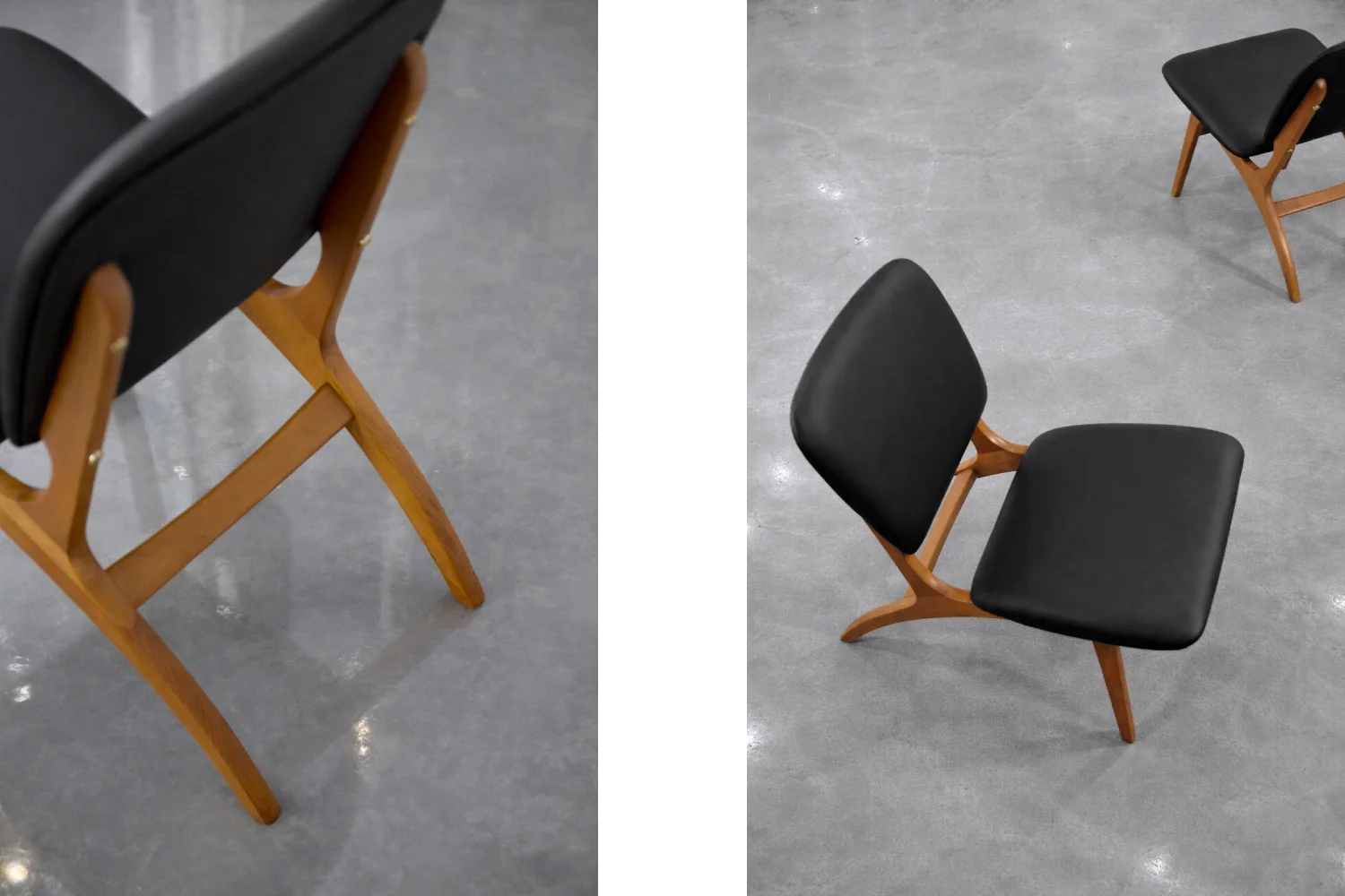 Pair of vintage chairs, Jylland, Jio Möbler, Sweden, 1953