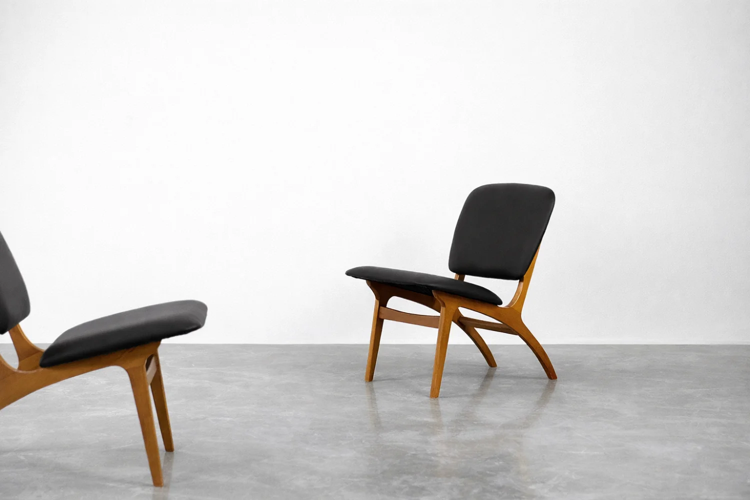 Pair of vintage chairs, Jylland, Jio Möbler, Sweden, 1953