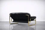 Vintage leather sofa, designed by John-Bertil Häggström for Swed-Form, Sweden, 1970s