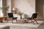 Pair of vintage chairs, Jylland, Jio Möbler, Sweden, 1953