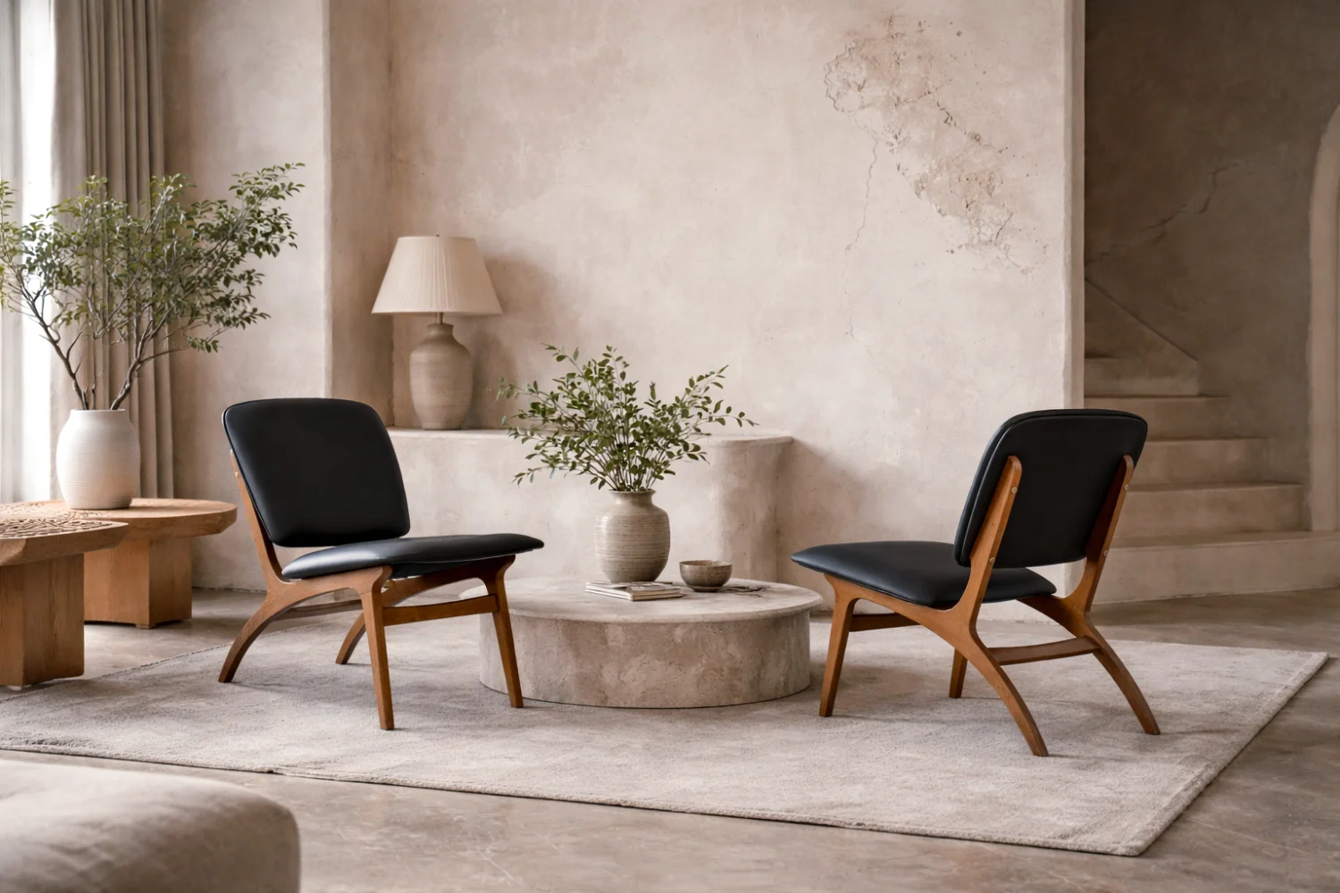 Pair of vintage chairs, Jylland, Jio Möbler, Sweden, 1953