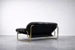 Vintage leather sofa, designed by John-Bertil Häggström for Swed-Form, Sweden, 1970s