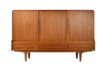 Teak highboard, Denmark, 1950s