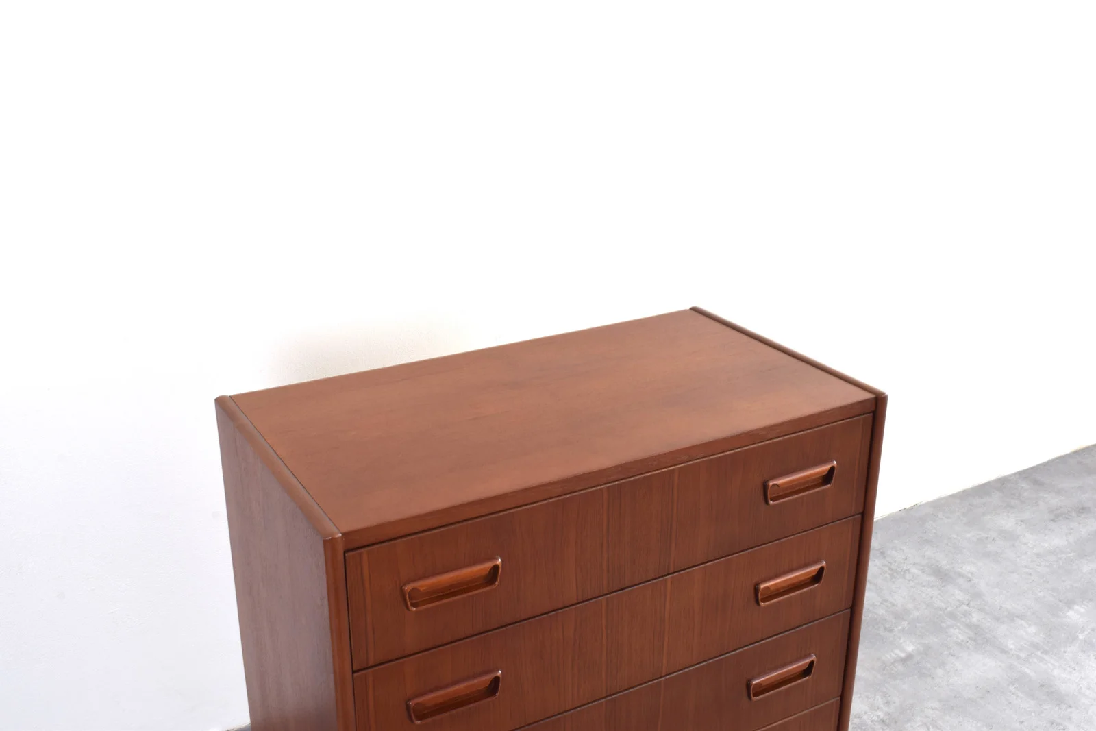 Vintage teak chest of drawers, Denmark, 1960s