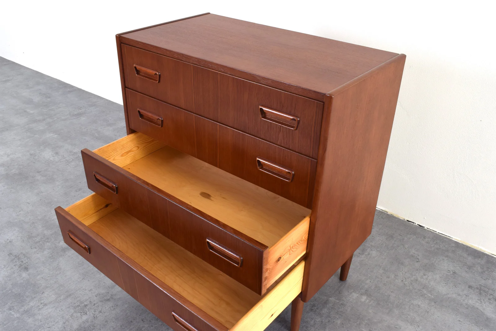 Vintage teak chest of drawers, Denmark, 1960s