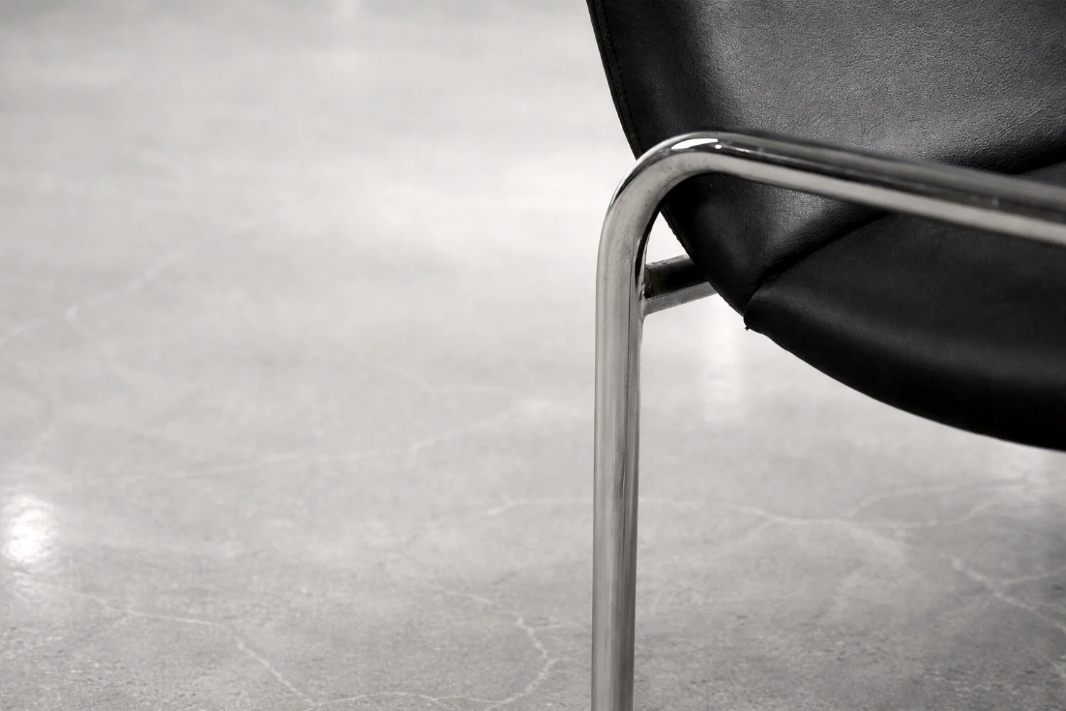 Pair of minimalist armchairs, Thonet, Germany, 1970s