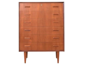 Komoda tekowa vintage, Dania, lata 60