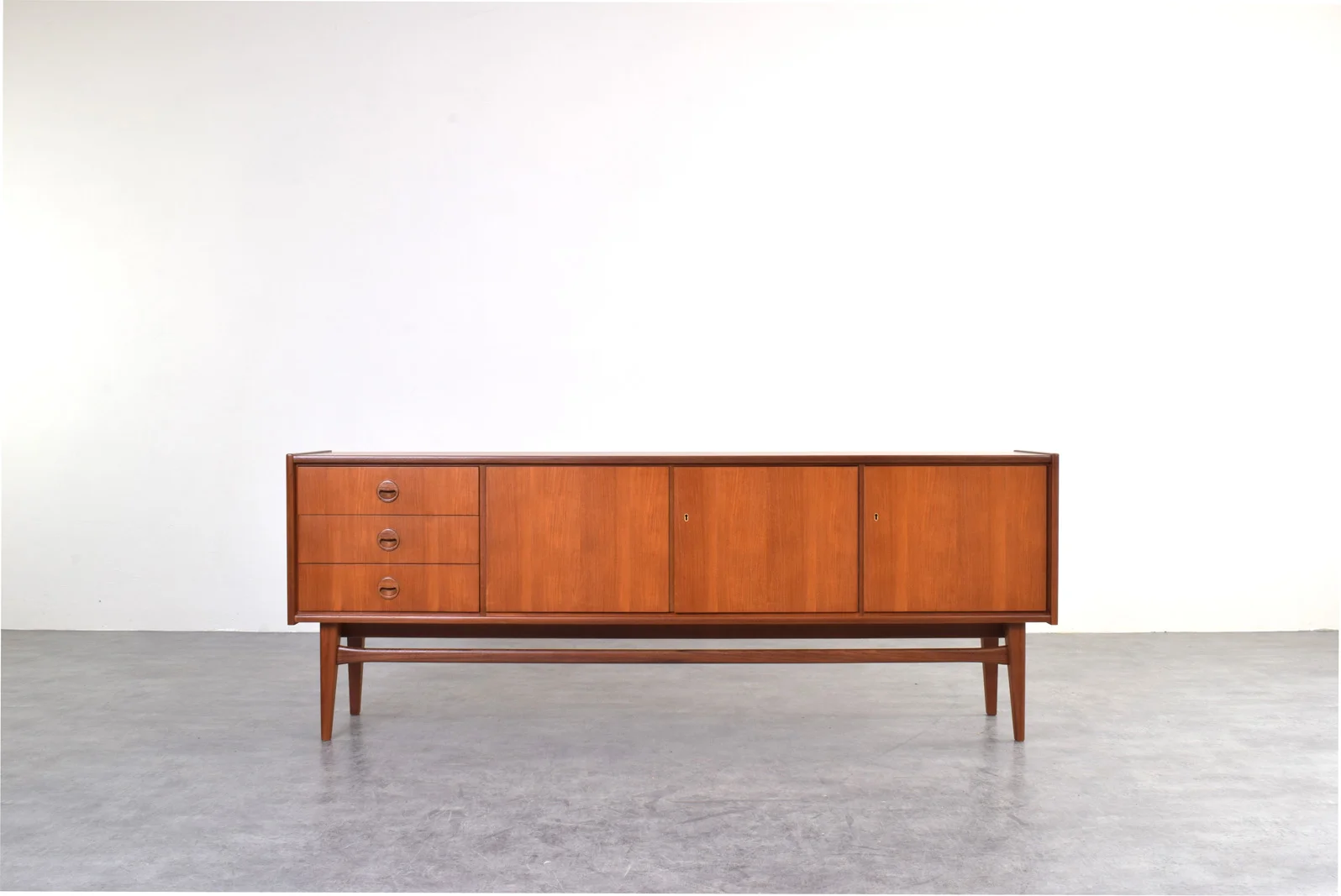 Teak sideboard, Premium model by Bartels, Germany, 1960s