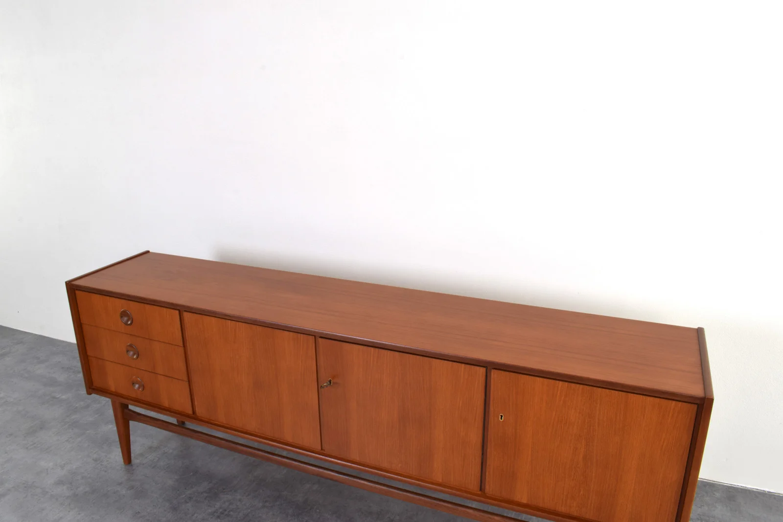 Teak sideboard, Premium model by Bartels, Germany, 1960s