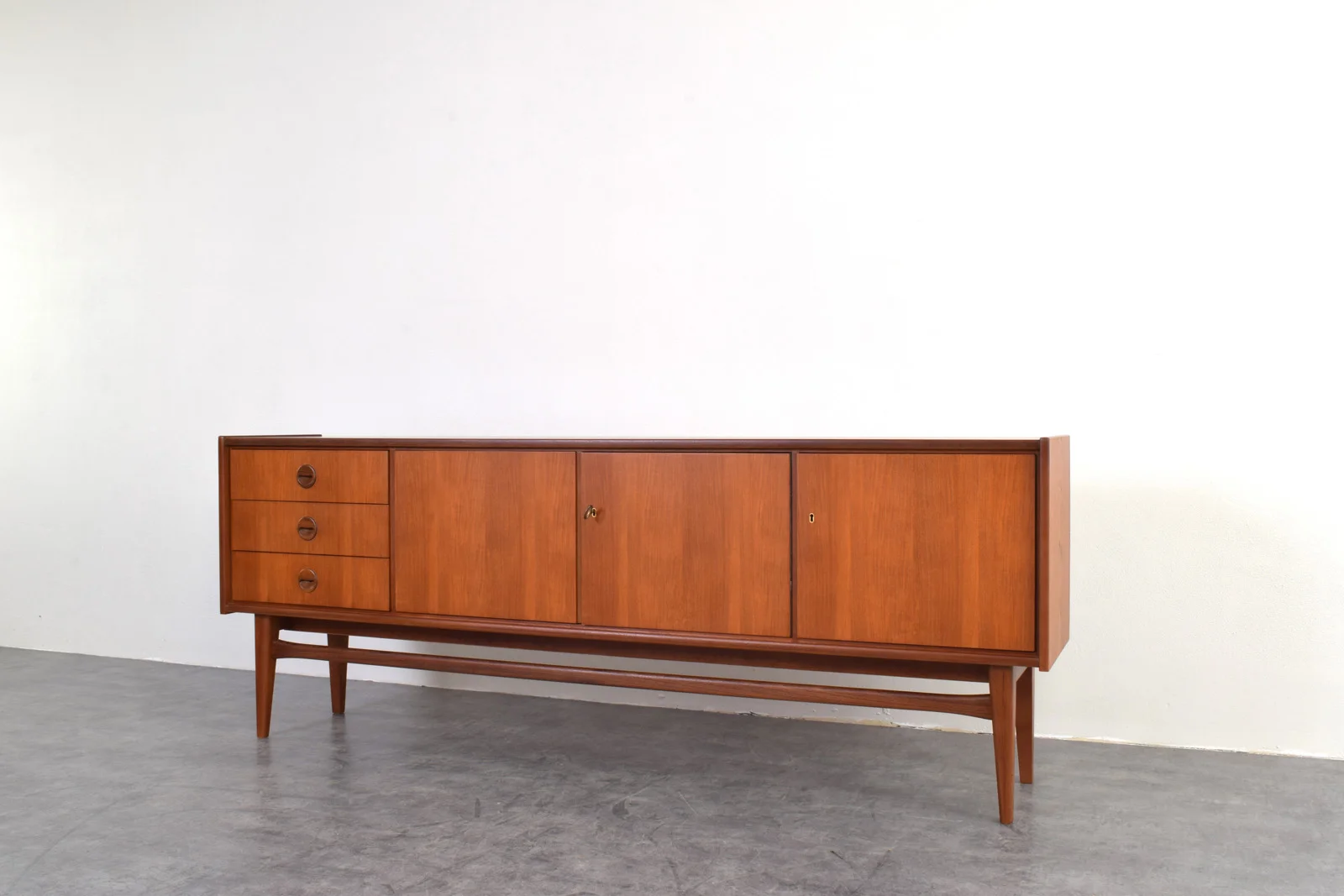 Teak sideboard, Premium model by Bartels, Germany, 1960s