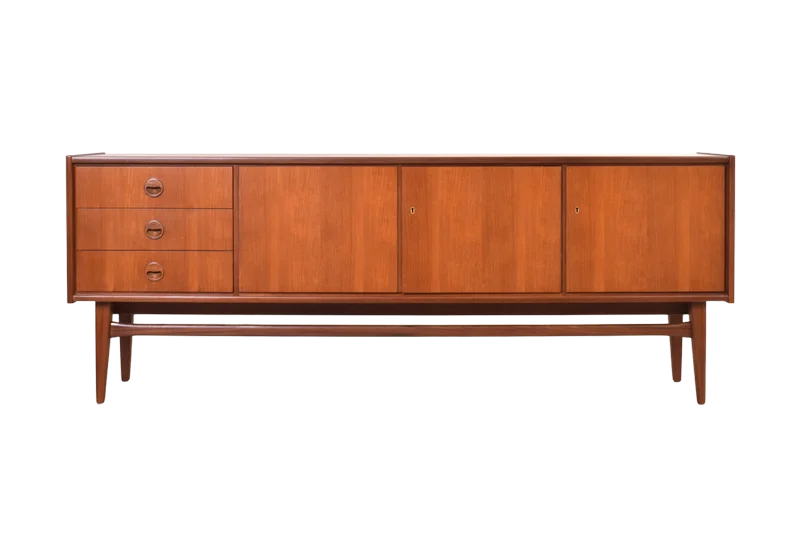 Teak sideboard, Premium model by Bartels, Germany, 1960s