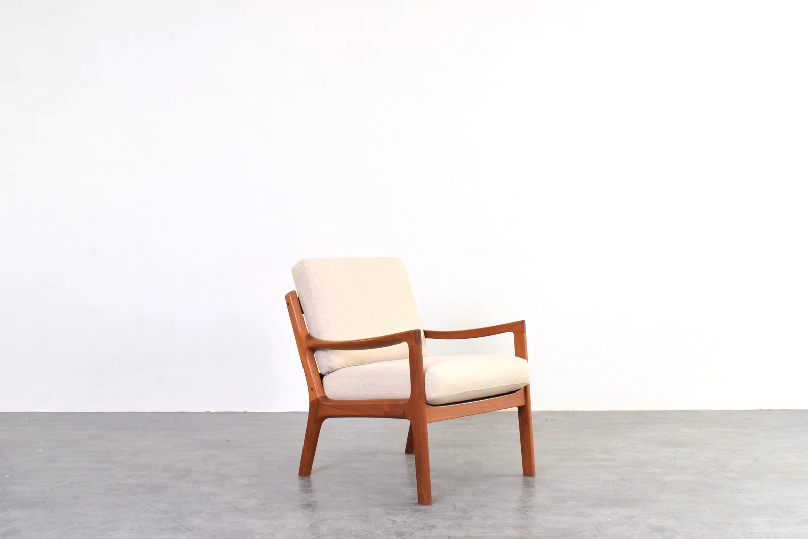 Senator Teak Armchair by Ole Wanscher, Manufactured by Cado, Denmark, 1960s