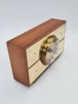 Modernist Table Clock by Weimar Quartz, Germany, 1970s